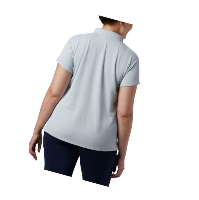 Dámské Polo Triko Columbia PFG Innisfree Short Sleeve Plus Size Šedé | CXGO-47193