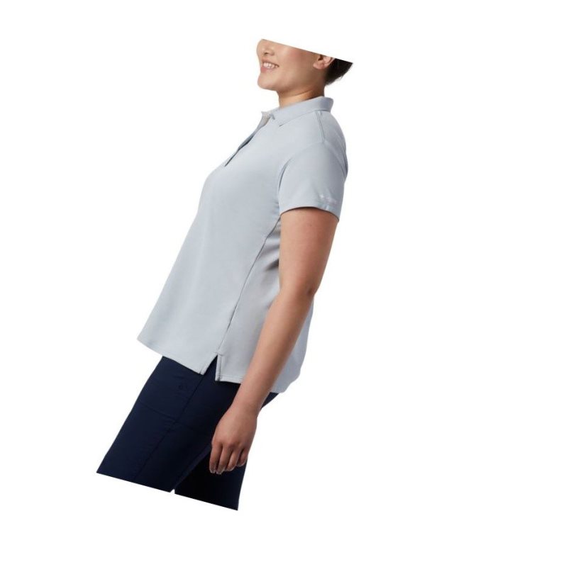 Dámské Polo Triko Columbia PFG Innisfree Short Sleeve Plus Size Šedé | CXGO-47193