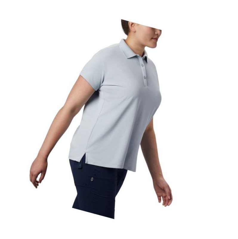 Dámské Polo Triko Columbia PFG Innisfree Short Sleeve Plus Size Šedé | CXGO-47193