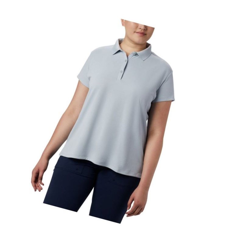 Dámské Polo Triko Columbia PFG Innisfree Short Sleeve Plus Size Šedé | CXGO-47193