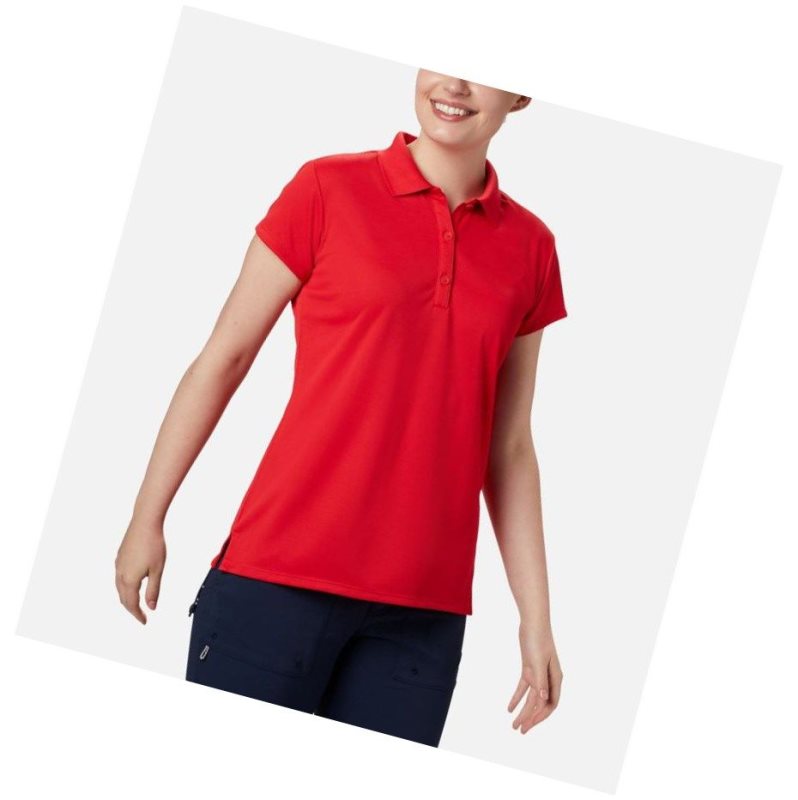 Dámské Polo Triko Columbia PFG Innisfree Short Sleeve Červené | BFMU-91738