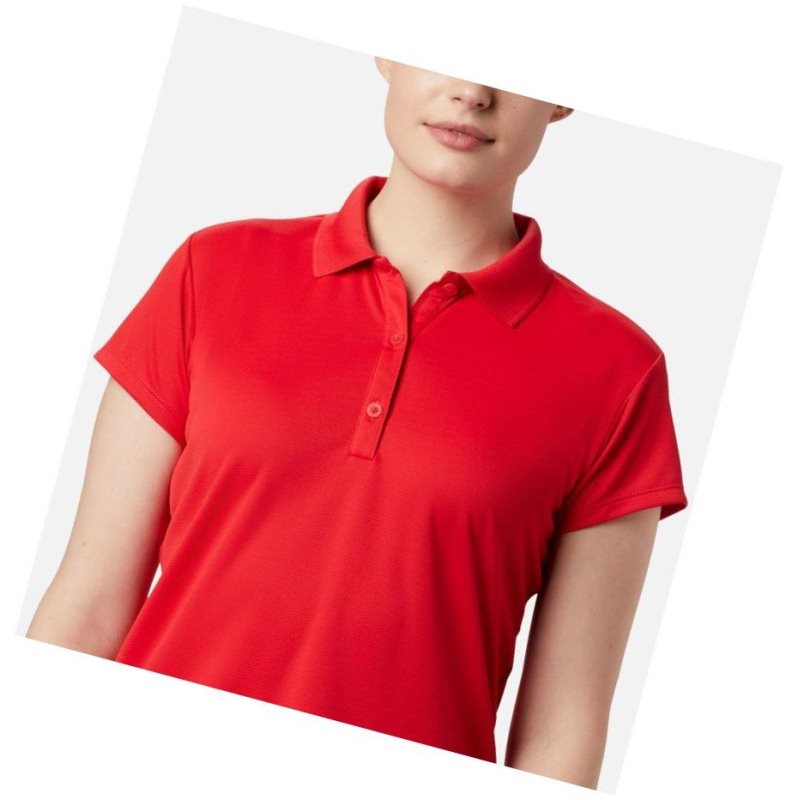 Dámské Polo Triko Columbia PFG Innisfree Short Sleeve Červené | BFMU-91738