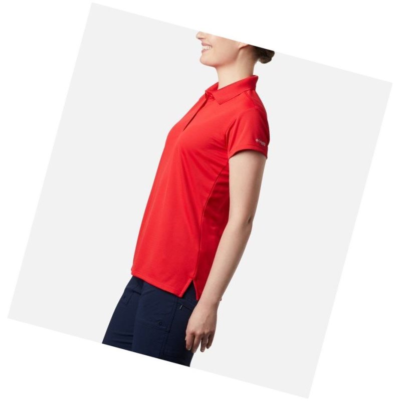 Dámské Polo Triko Columbia PFG Innisfree Short Sleeve Červené | BFMU-91738