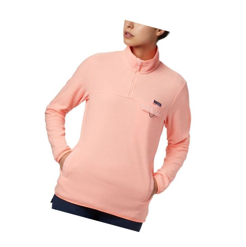 Dámské Pulovr Columbia Harborside II Fleece Růžové | QDBH-70216