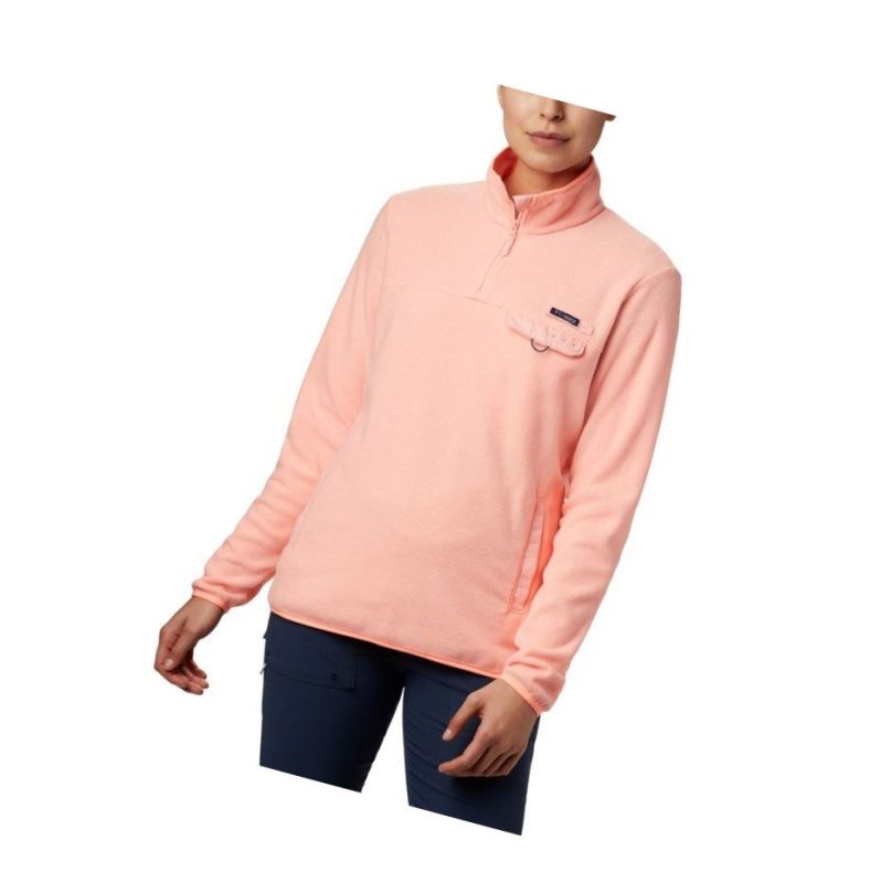 Dámské Pulovr Columbia Harborside II Fleece Růžové | QDBH-70216