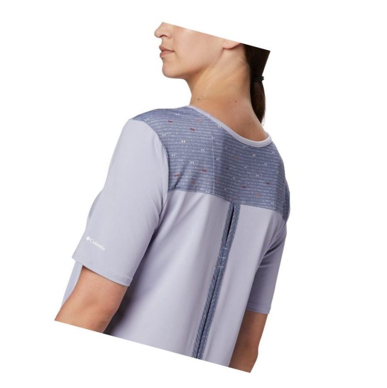 Dámské Tričko Columbia Chill River Short Sleeve Fialové | KLRF-76284