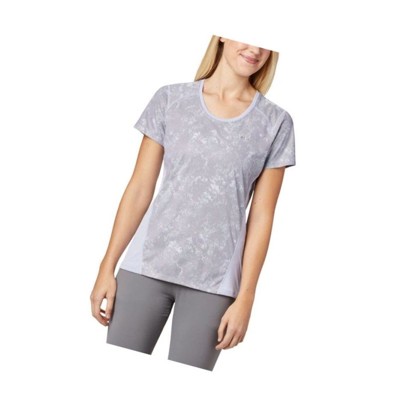 Dámské Tričko Columbia Solar Chill 2.0 Short Sleeve Fialové | QROT-18627