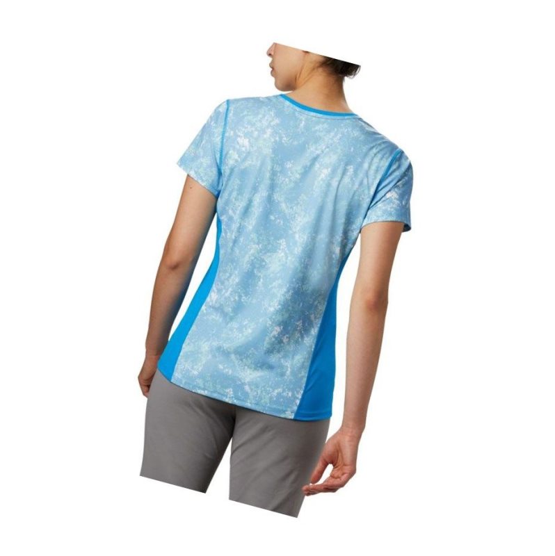 Dámské Tričko Columbia Solar Chill 2.0 Short Sleeve Blankyt | QOTZ-12805