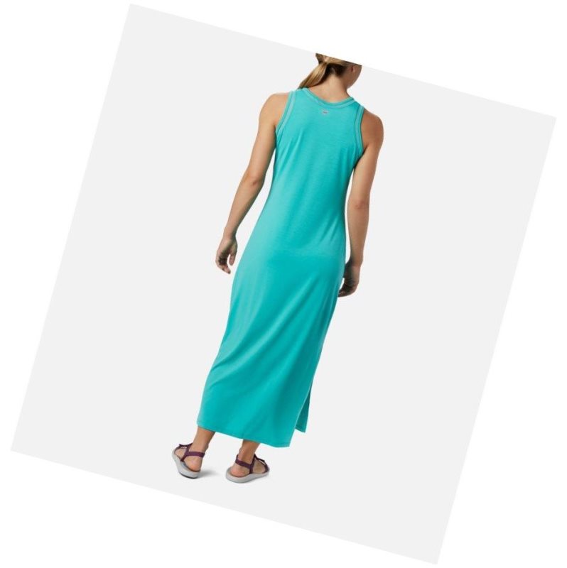 Dámské Šaty Columbia PFG Slack Water Knit Maxi Blankyt | OBAT-58014