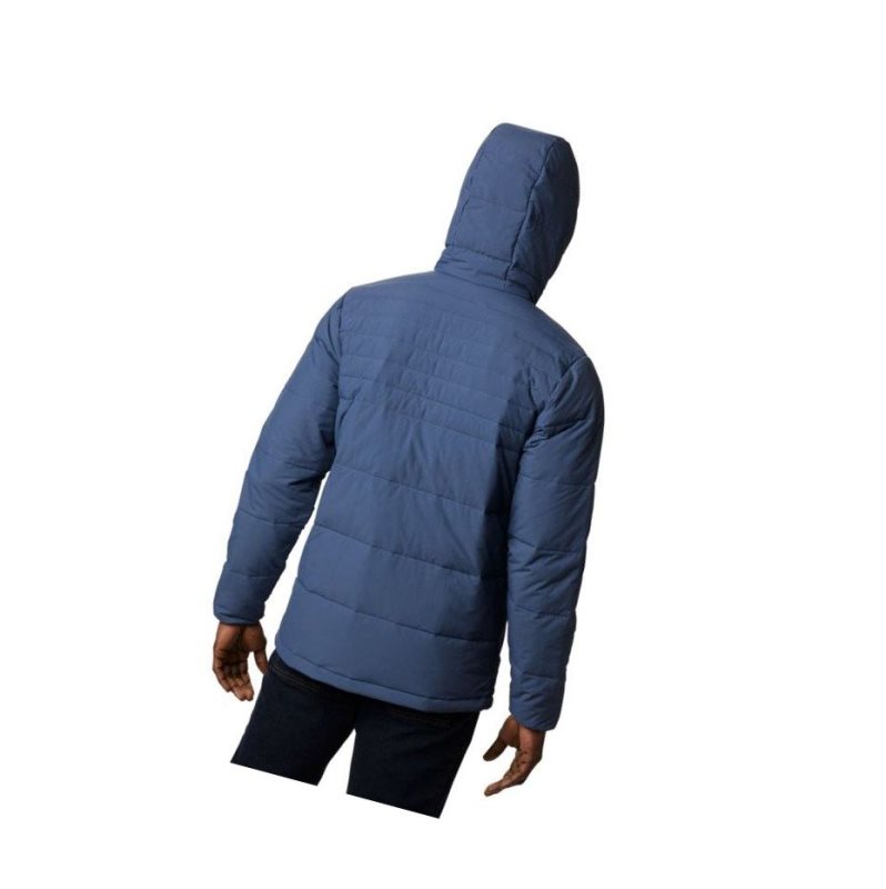 Pánské Bundy Columbia Alpine Tunnel 650 TurboDown Hooded Tmavě Blankyt | FRXH-26587