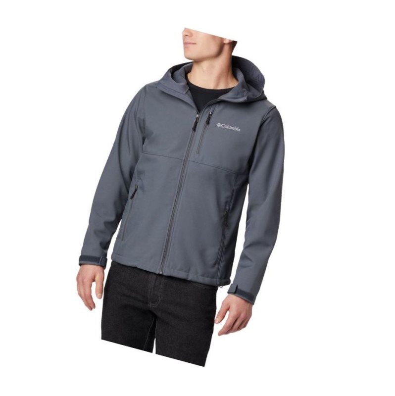 Pánské Bundy Columbia Ascender Hooded Softshell Tmavě Šedé | OWQZ-97638