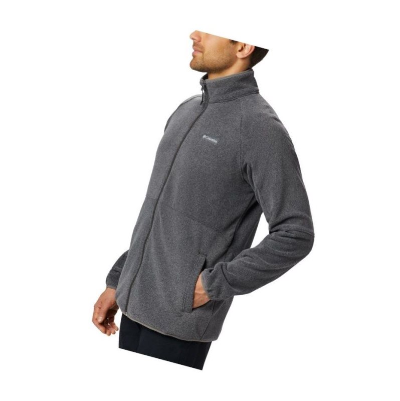 Pánské Bundy Columbia Basin Trail Full Zip Fleece Tall Šedé | QOJK-87154