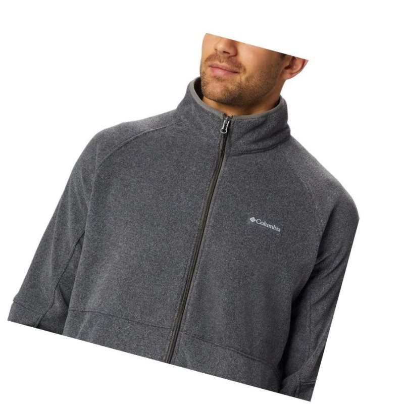 Pánské Bundy Columbia Basin Trail Full Zip Fleece Tall Šedé | QOJK-87154