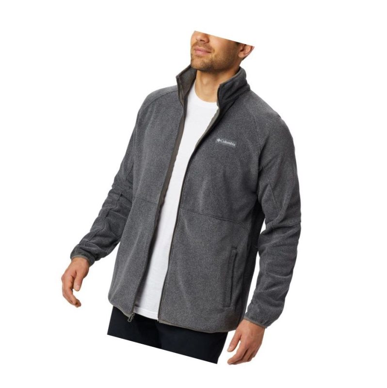 Pánské Bundy Columbia Basin Trail Full Zip Fleece Tall Šedé | QOJK-87154