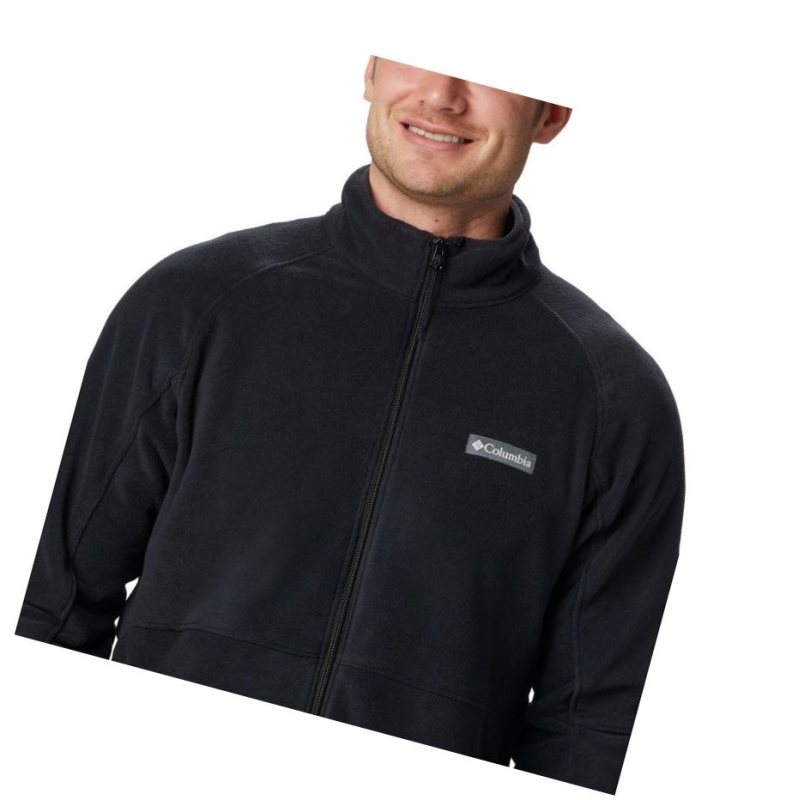 Pánské Bundy Columbia Basin Trail Full Zip Fleece Tall Černé | MFGD-92517