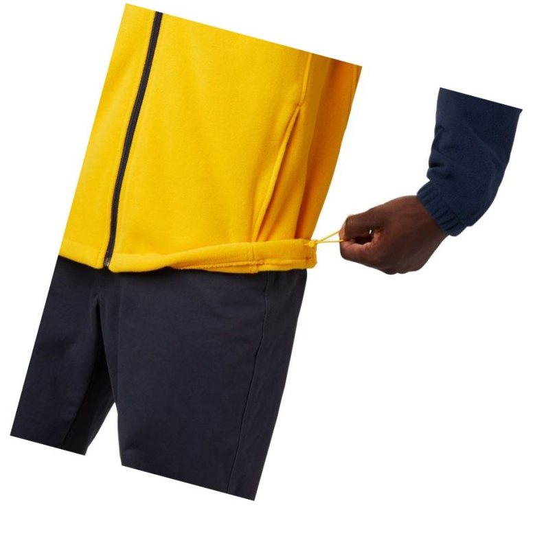 Pánské Bundy Columbia Collegiate Flanker III Fleece - Michigan Tmavě Blankyt Žluté | LFRY-94207