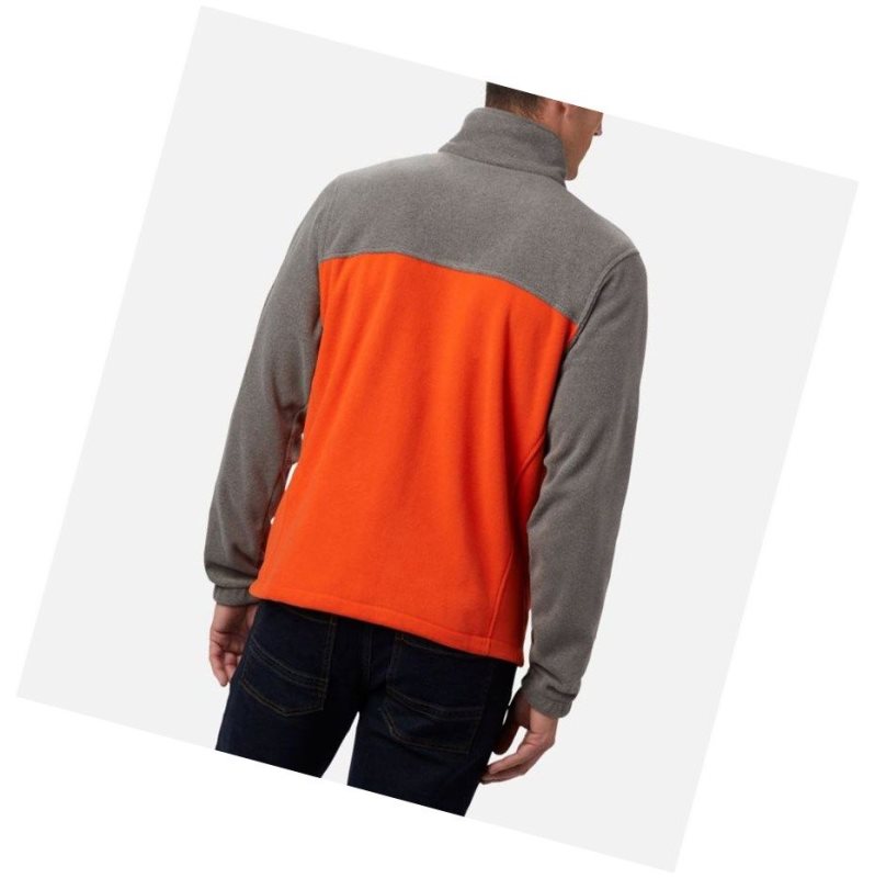 Pánské Bundy Columbia Collegiate Flanker III Fleece - Oregon State Šedé Hnědé Oranžové | ZUNV-01956