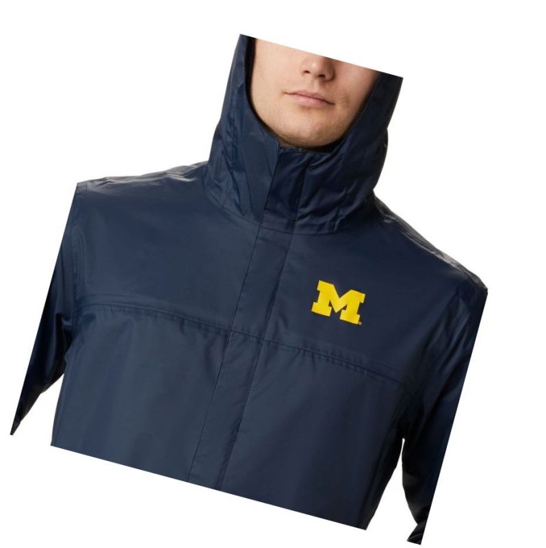 Pánské Bundy Columbia Collegiate Watertight II - Michigan Tmavě Blankyt | BQSR-95412