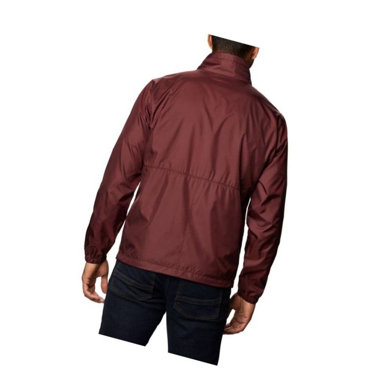 Pánské Bundy Columbia Creekview Windbreaker Vínové | KOIP-24853