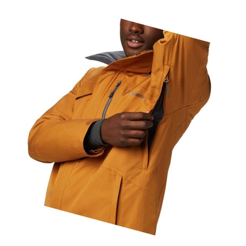 Pánské Bundy Columbia Cushman Crest Insulated Hnědé | AVZH-30859