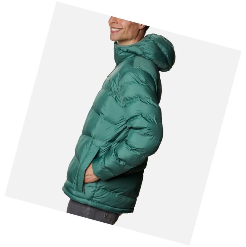 Pánské Bundy Columbia Fivemile Butte Hooded Zelene | QPAR-41672