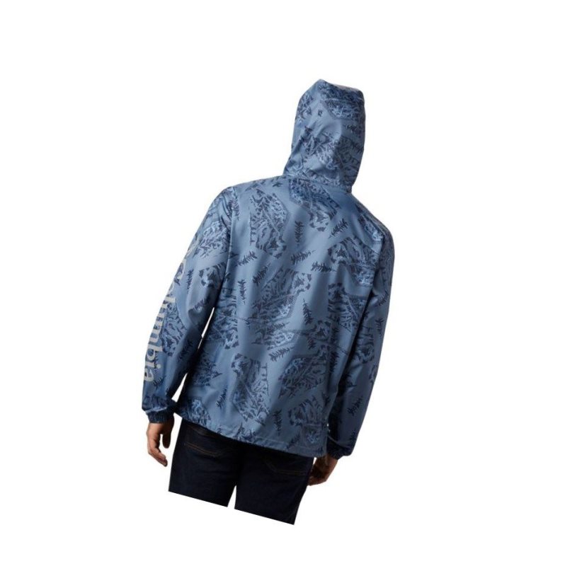 Pánské Bundy Columbia Flash Forward Printed Windbreaker Blankyt | LJHG-47150