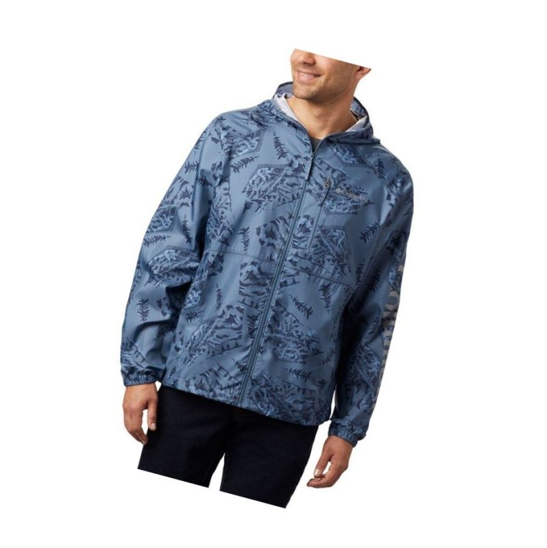 Pánské Bundy Columbia Flash Forward Printed Windbreaker Blankyt | LJHG-47150