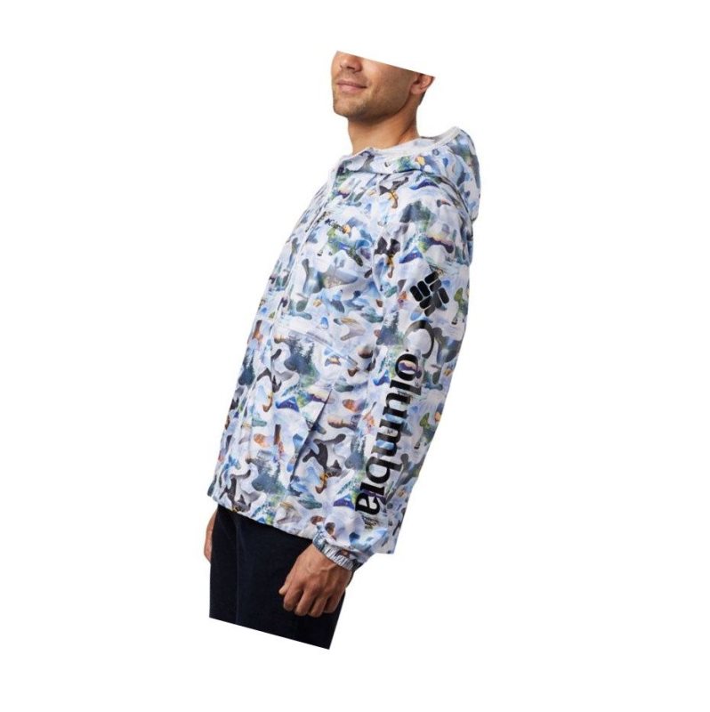 Pánské Bundy Columbia Flash Forward Printed Windbreaker Viacfarebný | HCPL-48796