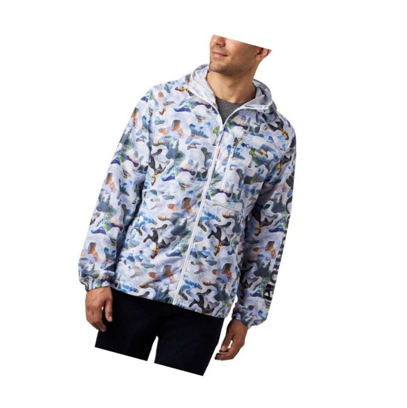 Pánské Bundy Columbia Flash Forward Printed Windbreaker Viacfarebný | HCPL-48796