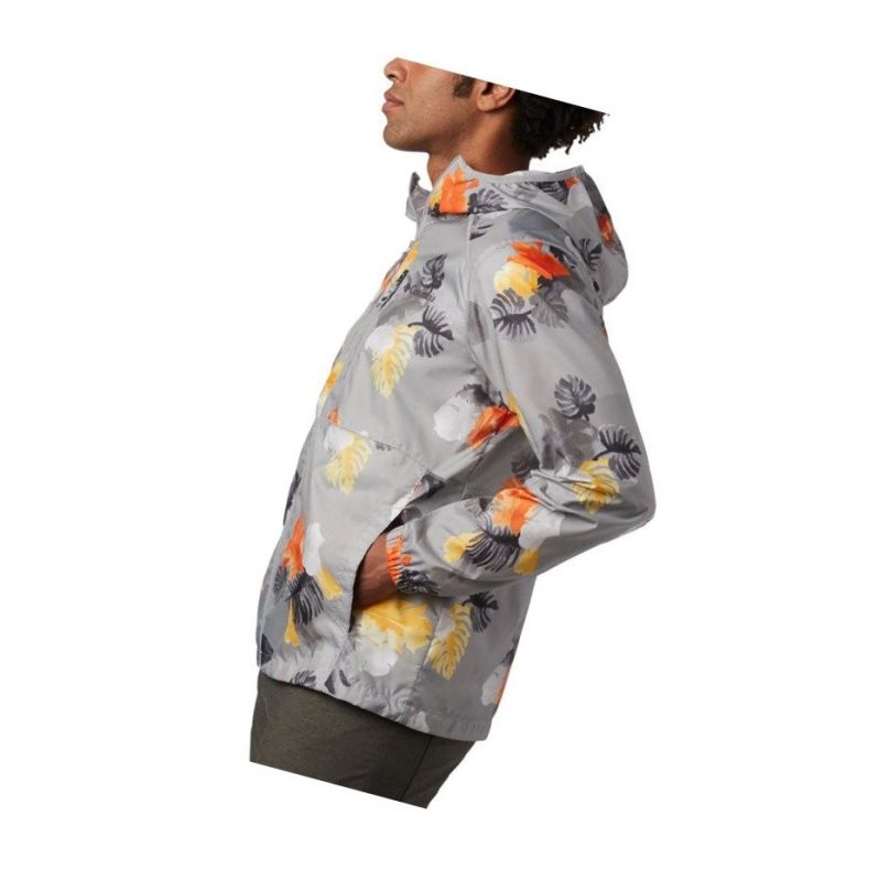 Pánské Bundy Columbia Flash Forward Windbreaker Print Šedé | TDZP-17638