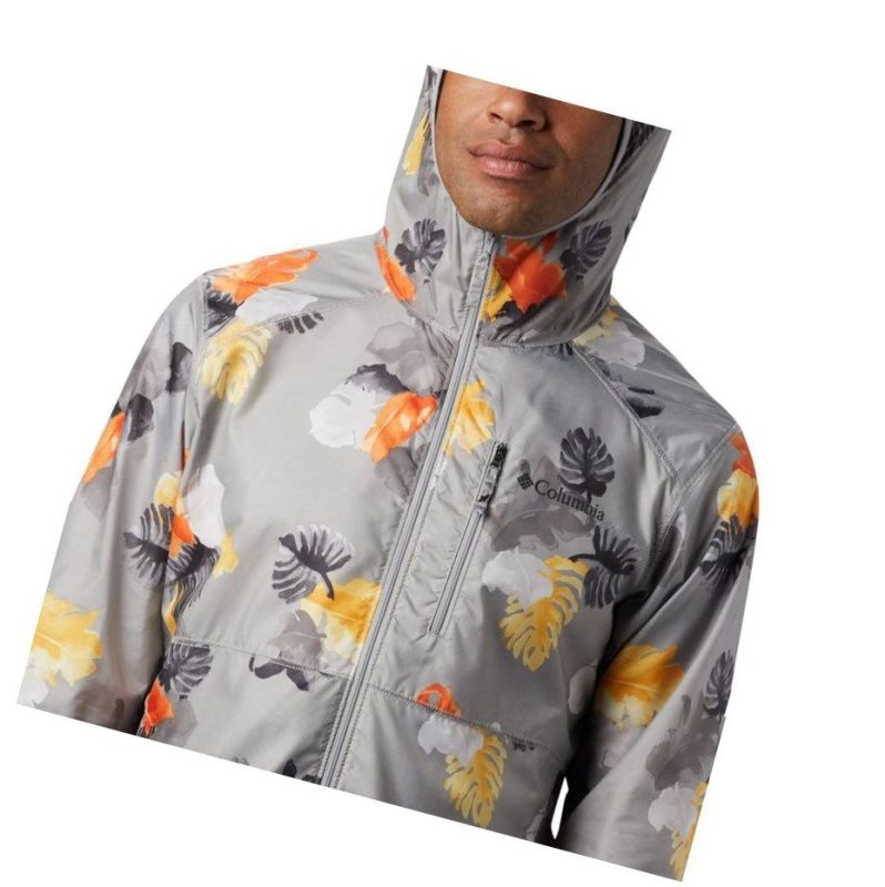 Pánské Bundy Columbia Flash Forward Windbreaker Print Šedé | TDZP-17638