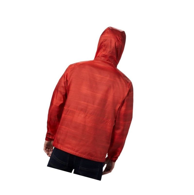 Pánské Bundy Columbia Flash Forward Windbreaker Print Červené | COFW-40765