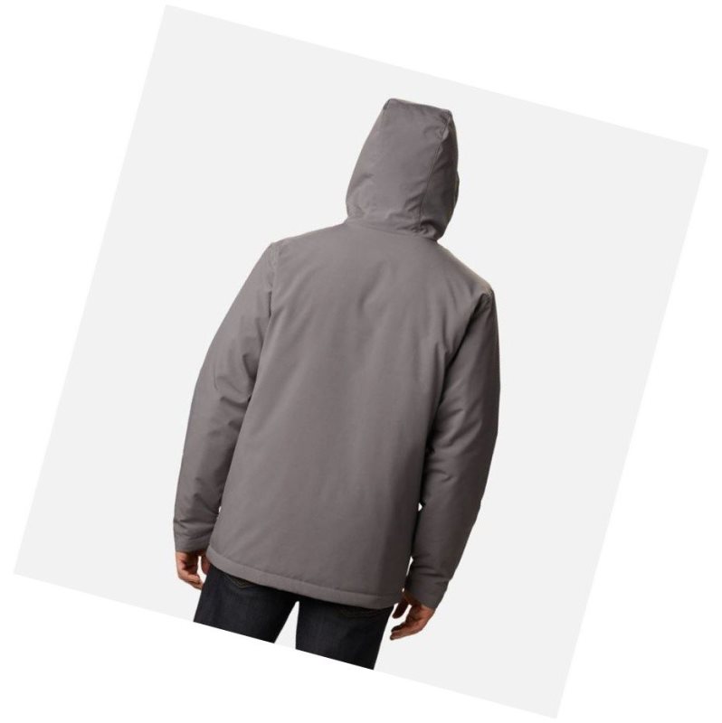 Pánské Bundy Columbia Gate Racer Softshell Šedé | QUTM-43867