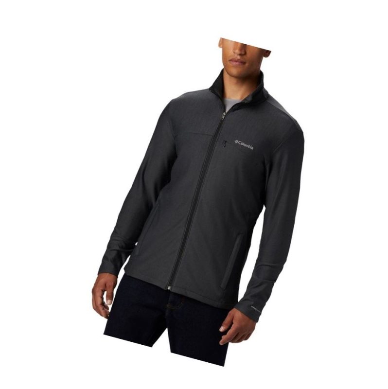 Pánské Bundy Columbia Maxtrail Midlayer Fleece Černé | SBWM-49820