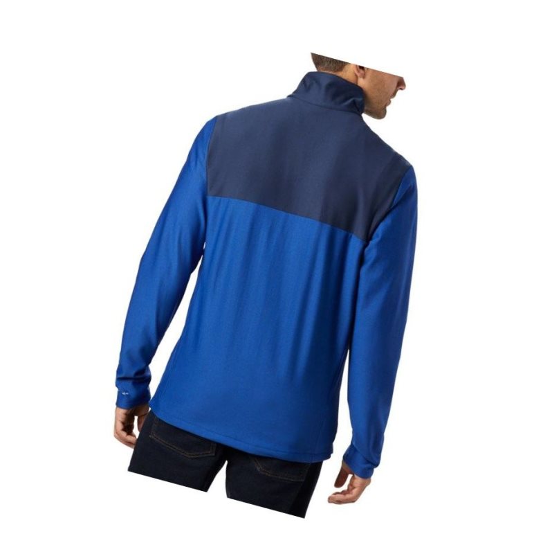 Pánské Bundy Columbia Maxtrail Midlayer Fleece Tmavě Blankyt | NTZF-67103