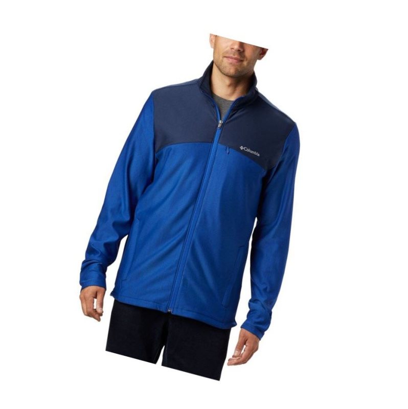 Pánské Bundy Columbia Maxtrail Midlayer Fleece Tmavě Blankyt | NTZF-67103