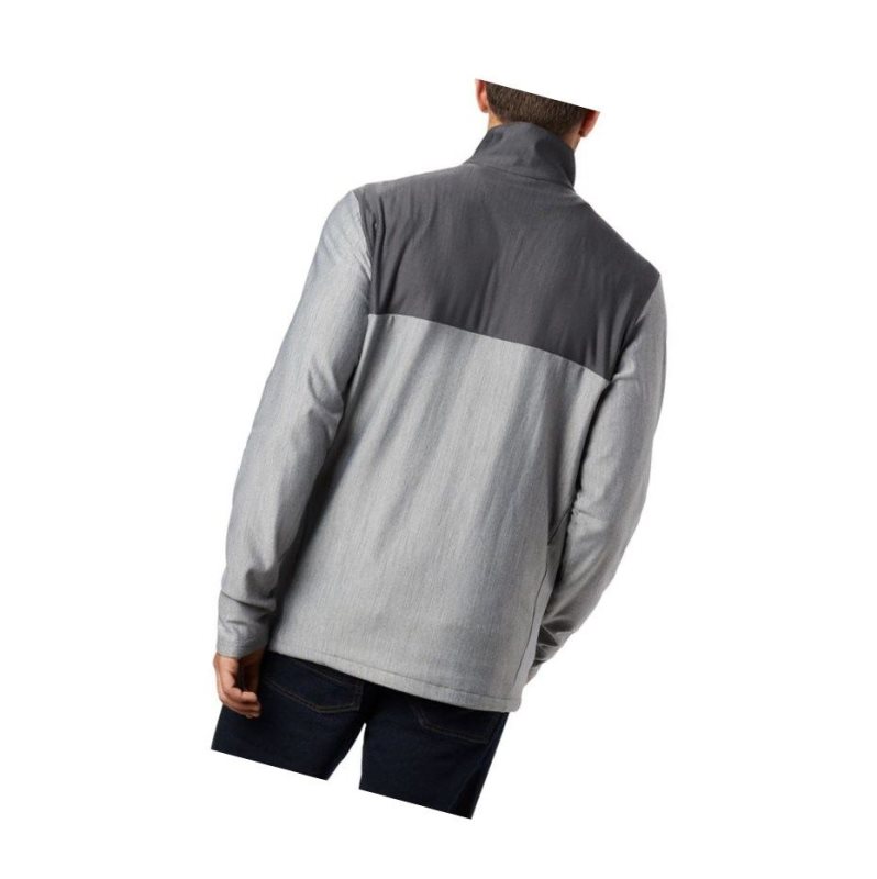 Pánské Bundy Columbia Maxtrail Midlayer Fleece Šedé | MZWX-94067