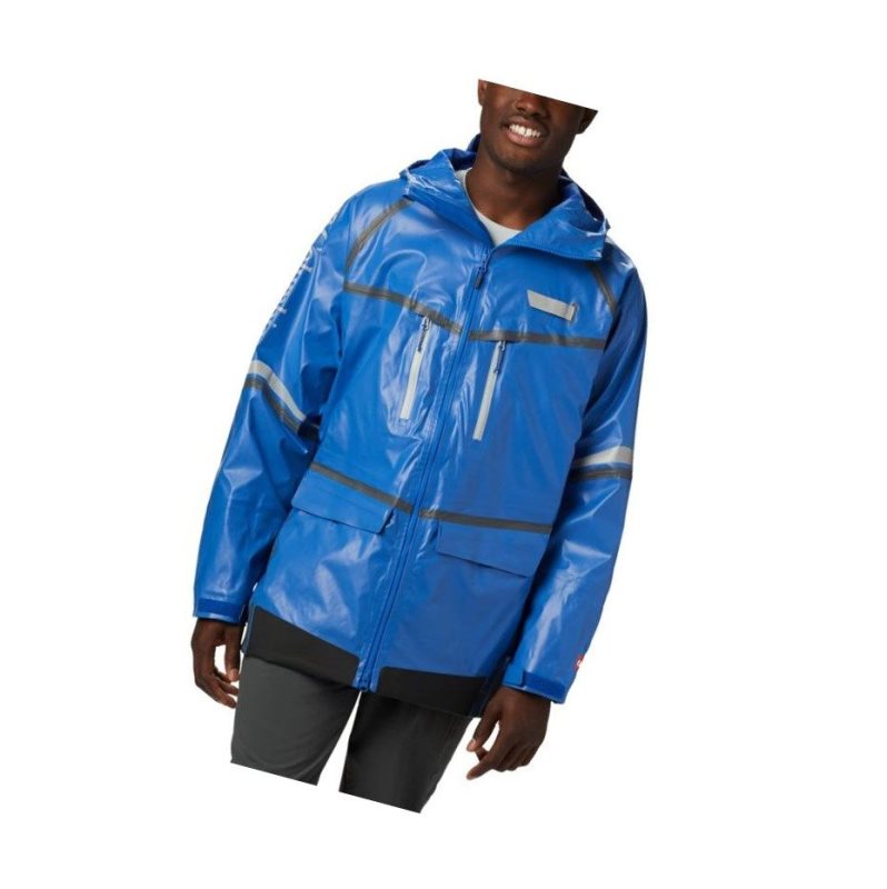 Pánské Bundy Columbia PFG Force XII OutDry Extreme Tmavě Blankyt | AIOS-71389