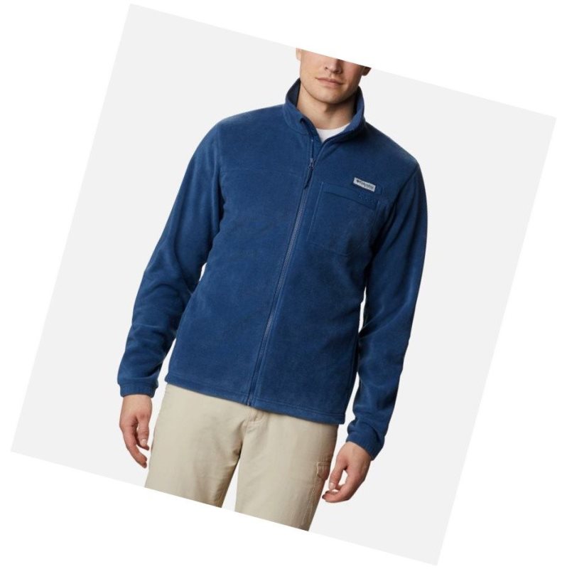 Pánské Bundy Columbia PFG Grander Marlin MTR Fleece Tmavě Šedé | SKMD-87924