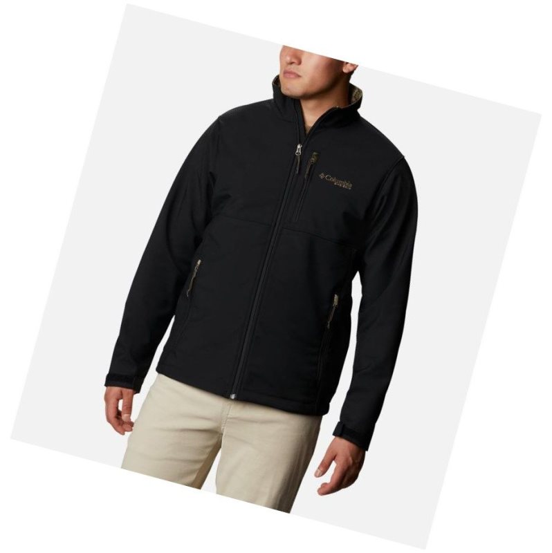 Pánské Bundy Columbia PHG Ascender Softshell Černé | PSGT-59274