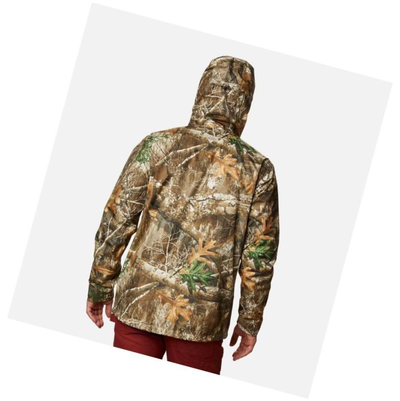 Pánské Bundy Columbia PHG Camo Rain Hnědé | SWXM-49025