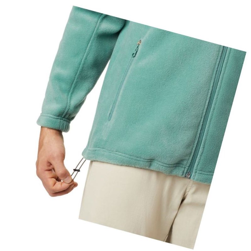 Pánské Bundy Columbia PHG Fleece Overlay Zelene | ODAP-65093