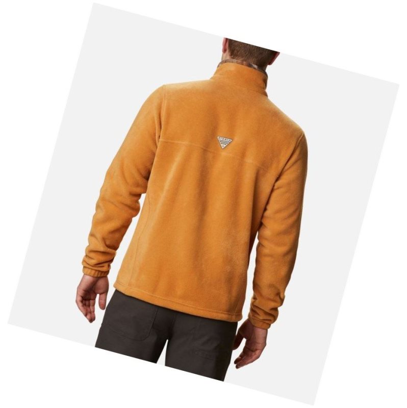 Pánské Bundy Columbia PHG Fleece Zlaté | SMWD-69408