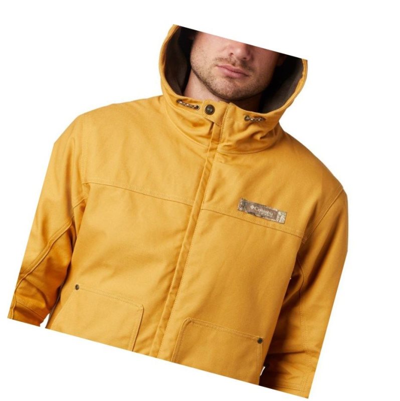 Pánské Bundy Columbia PHG Rough Tail Work Hooded Žluté | IYRD-79056