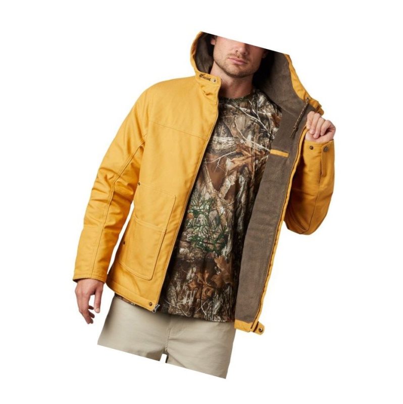 Pánské Bundy Columbia PHG Rough Tail Work Hooded Žluté | IYRD-79056