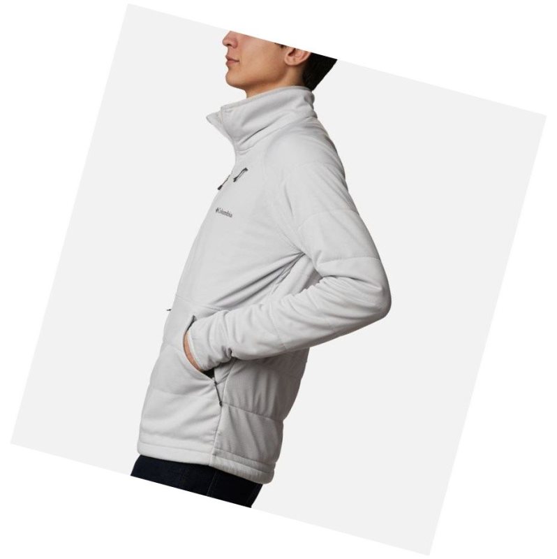 Pánské Bundy Columbia Parkdale Point Full Zip Šedé | NJDP-59276