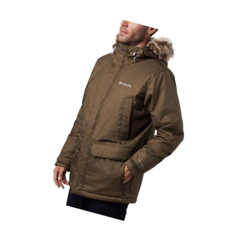 Pánské Bundy Columbia Penns Creek?II Parka Tall Olivy Zelené | TREF-85214