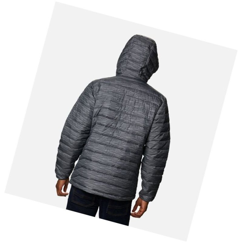 Pánské Bundy Columbia Powder Lite Hooded Insulated Šedé | IOYW-96435