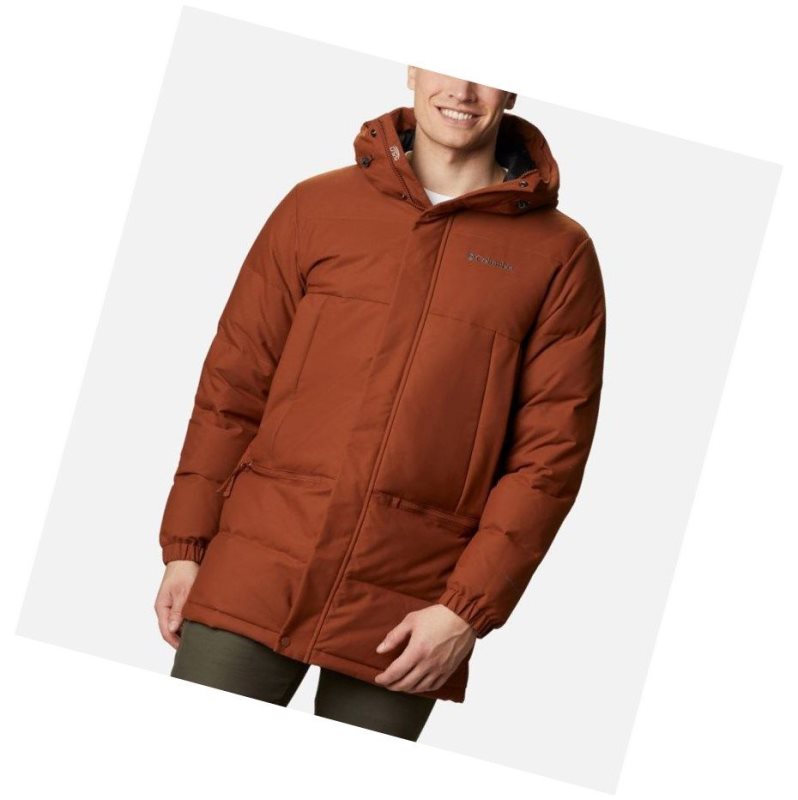 Pánské Bundy Columbia Rockfall Down Parka Hnědé | IORF-93784