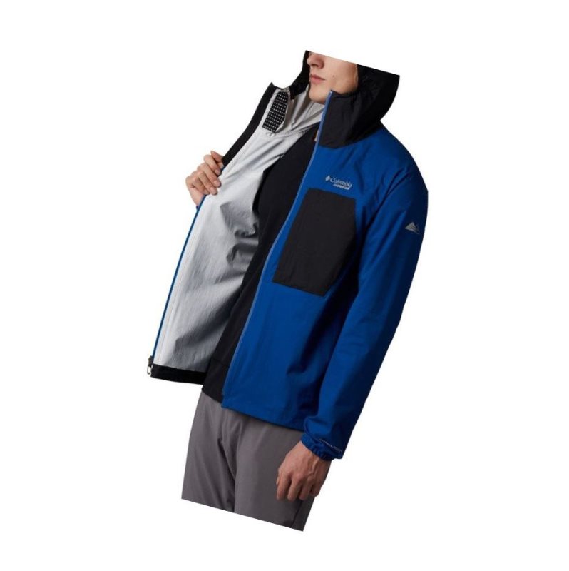 Pánské Bundy Columbia Rogue Runner Wind Blankyt Černé | VCOP-86307